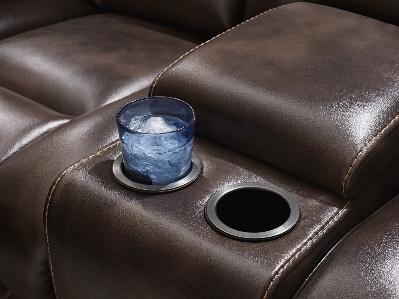 Copperfield Brown 2 Pc Dual Power Reclining Living Room - Thumbnail - Image 7