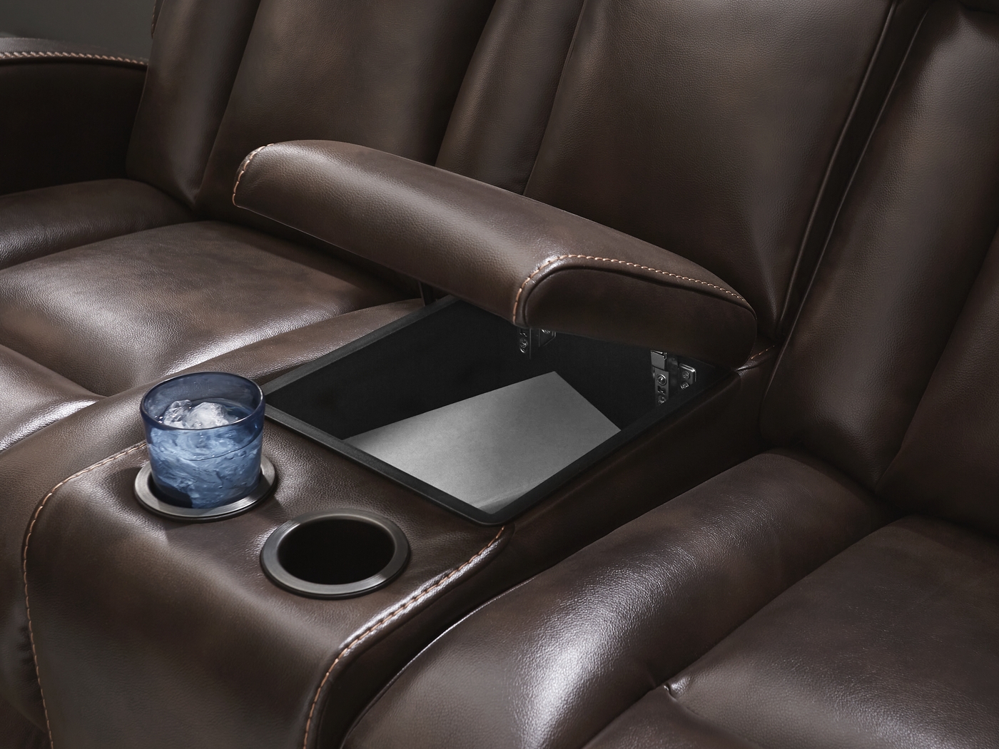 Copperfield Brown 2 Pc Dual Power Reclining Living Room - Thumbnail - Image 8