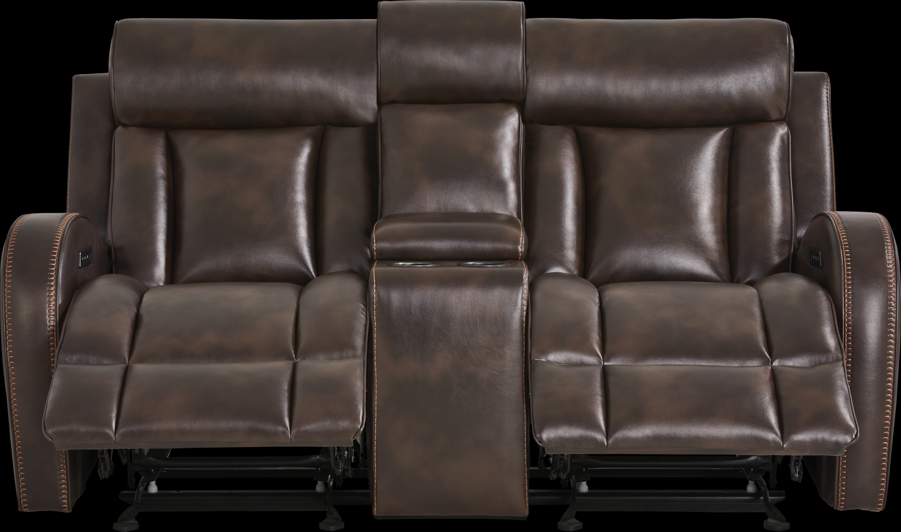 Copperfield Brown 2 Pc Dual Power Reclining Living Room - Thumbnail - Image 6