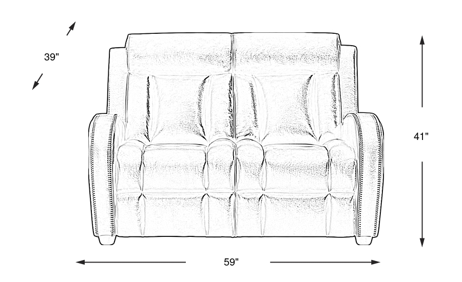 Dimension Image. Please refer to the Dimension Tab on this page for dimension details.