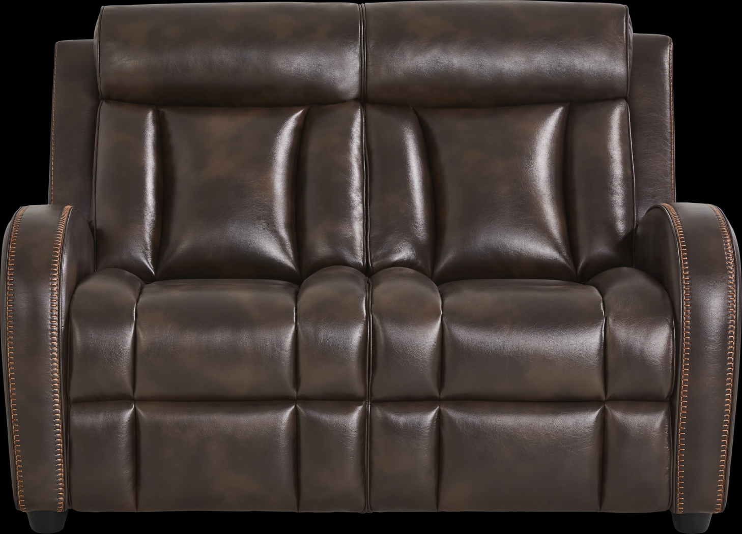 Copperfield Brown Loveseat - Thumbnail - Image 1