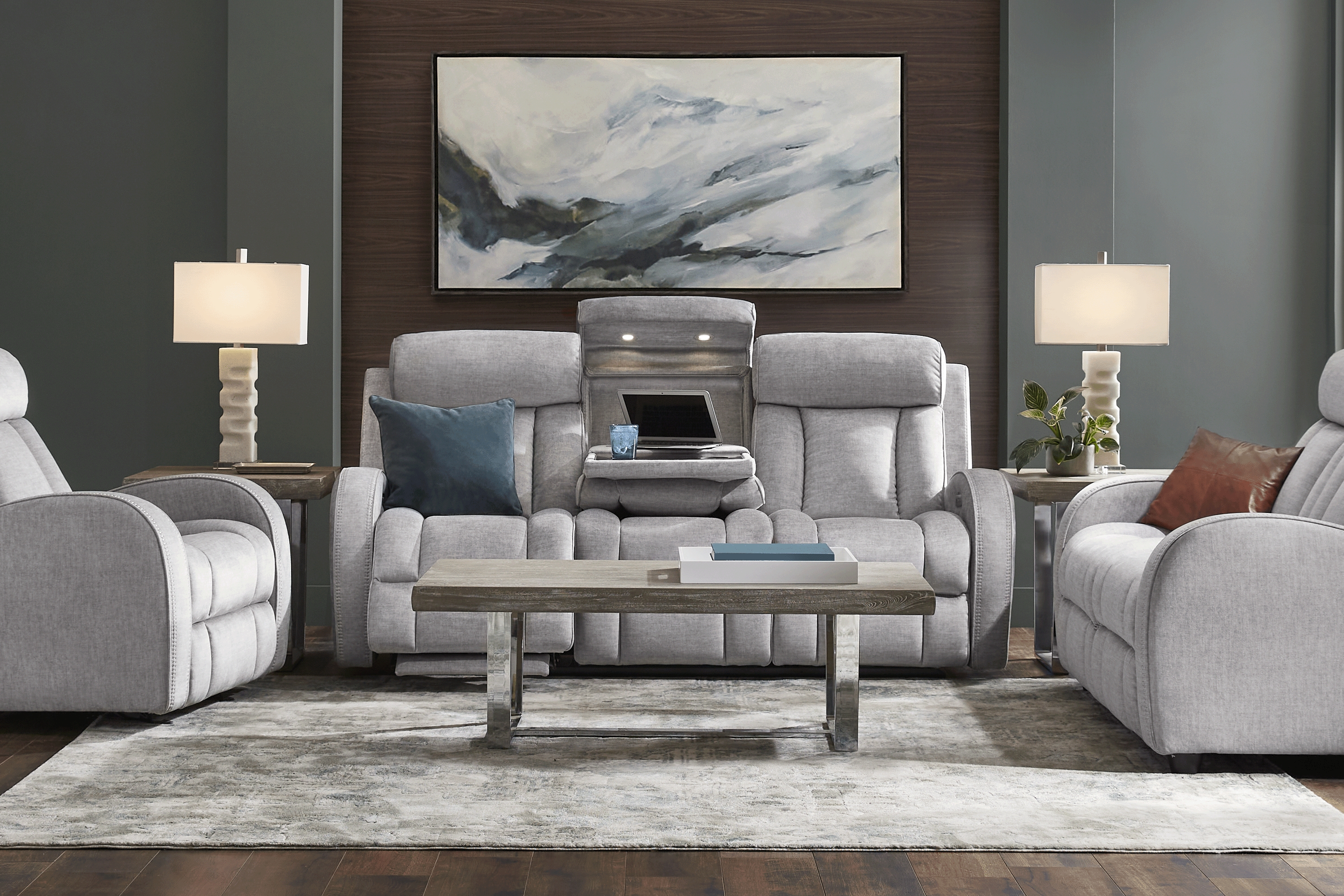 Copperfield Gray Loveseat - Thumbnail - Image 3