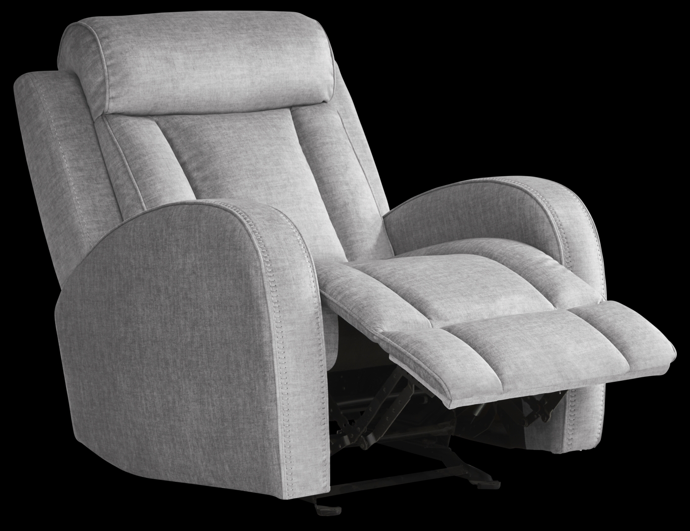 Copperfield Gray Dual Power Recliner - Thumbnail - Image 2