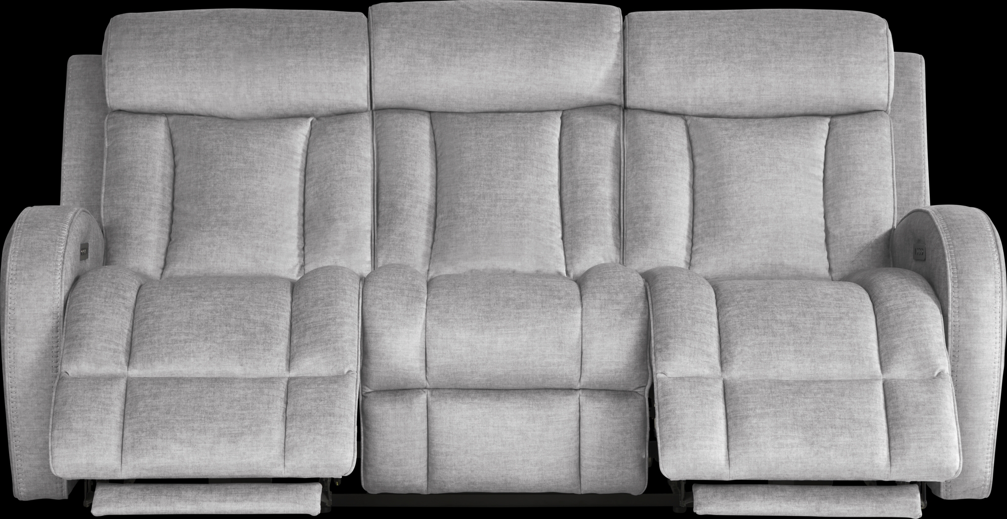 Copperfield Gray 5 Pc Living Room with Dual Power Reclining Sofa - Thumbnail - Image 5