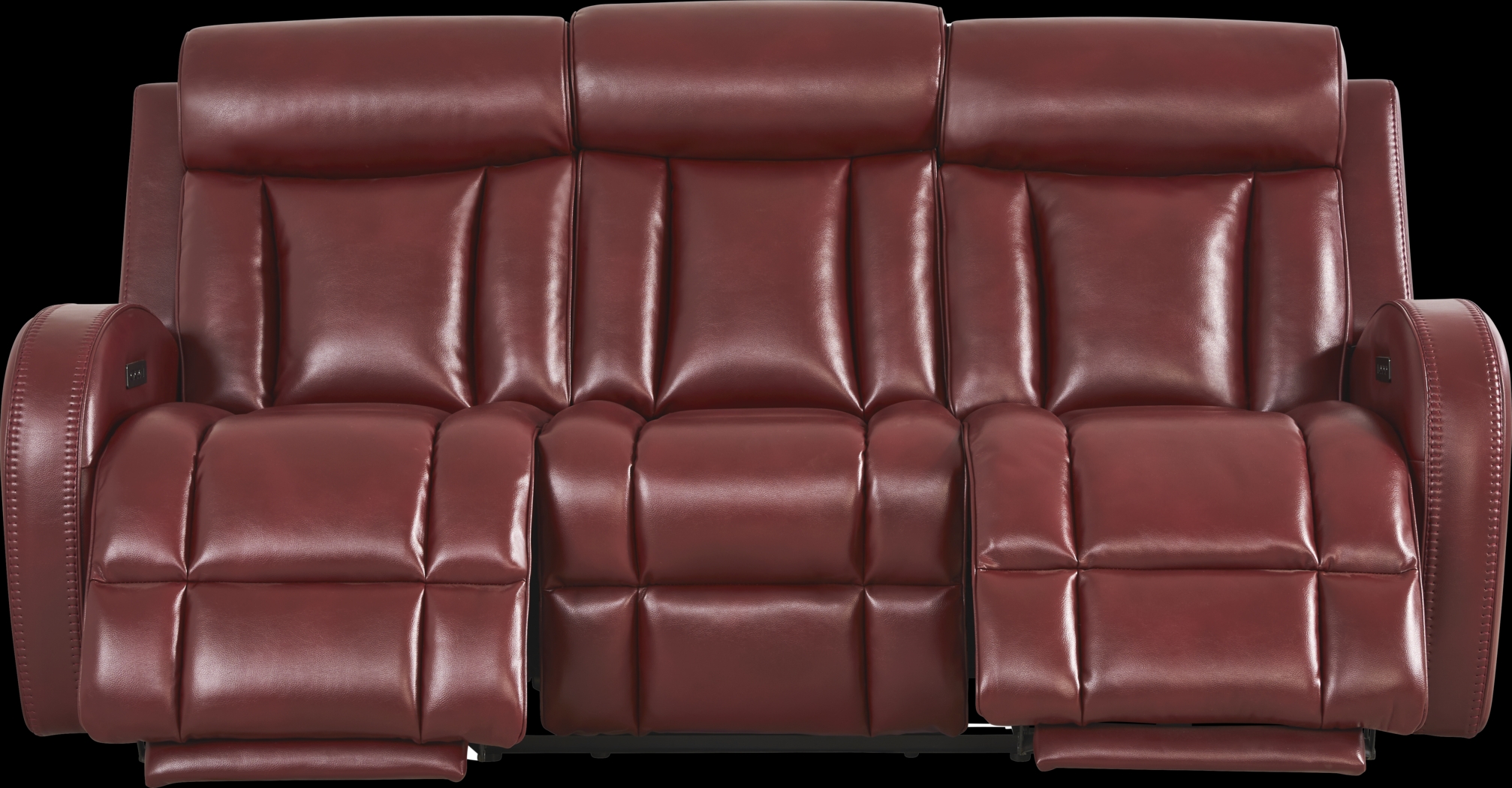 Copperfield Red 2 Pc Living Room with Dual Power Reclining Sofa - Thumbnail - Image 2