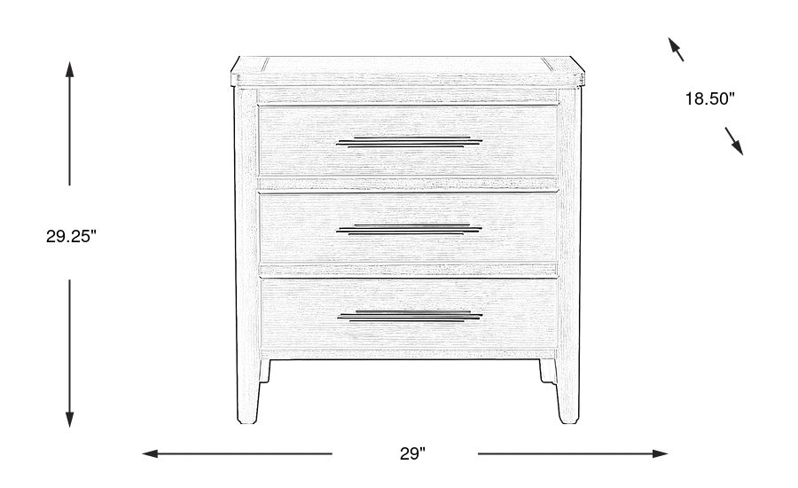 Dimension Image. Please refer to the Dimension Tab on this page for dimension details.