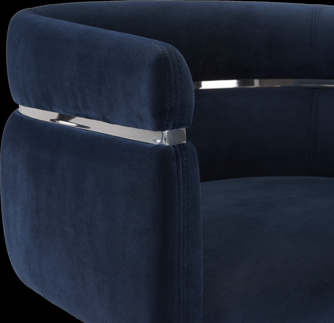 Copplestone Blue Accent Chair - Thumbnail - Image 3