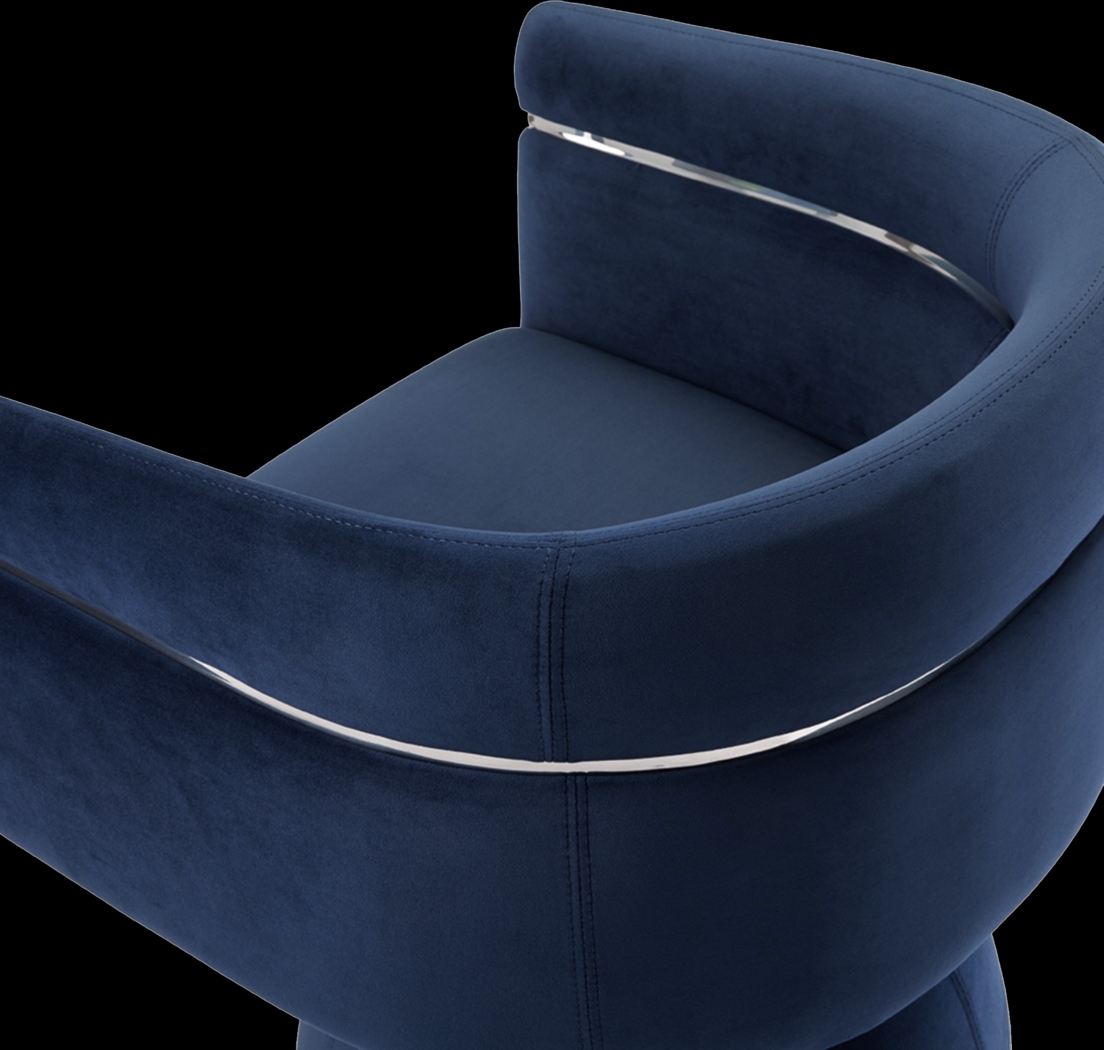 Copplestone Blue Accent Chair - Thumbnail - Image 5