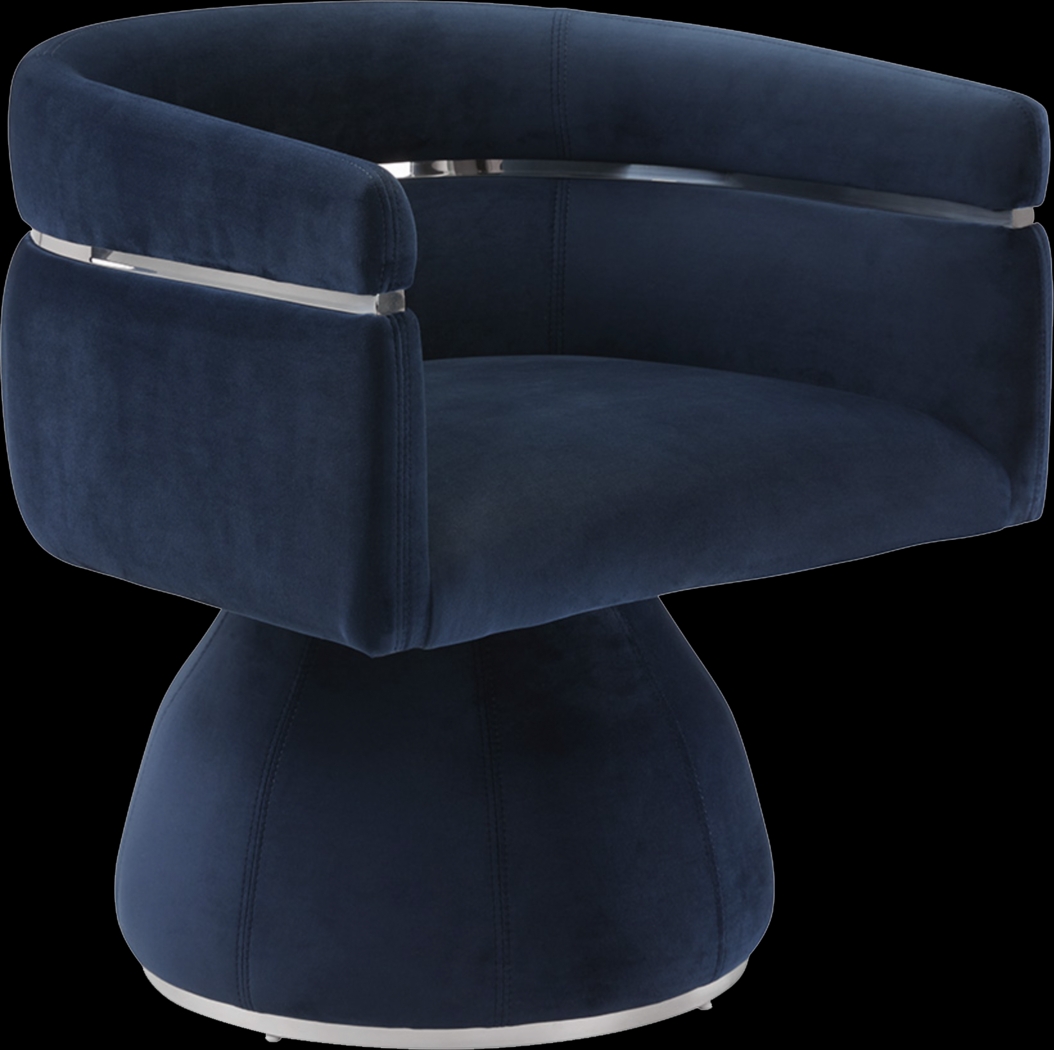 Copplestone Blue Accent Chair - Thumbnail - Image 1