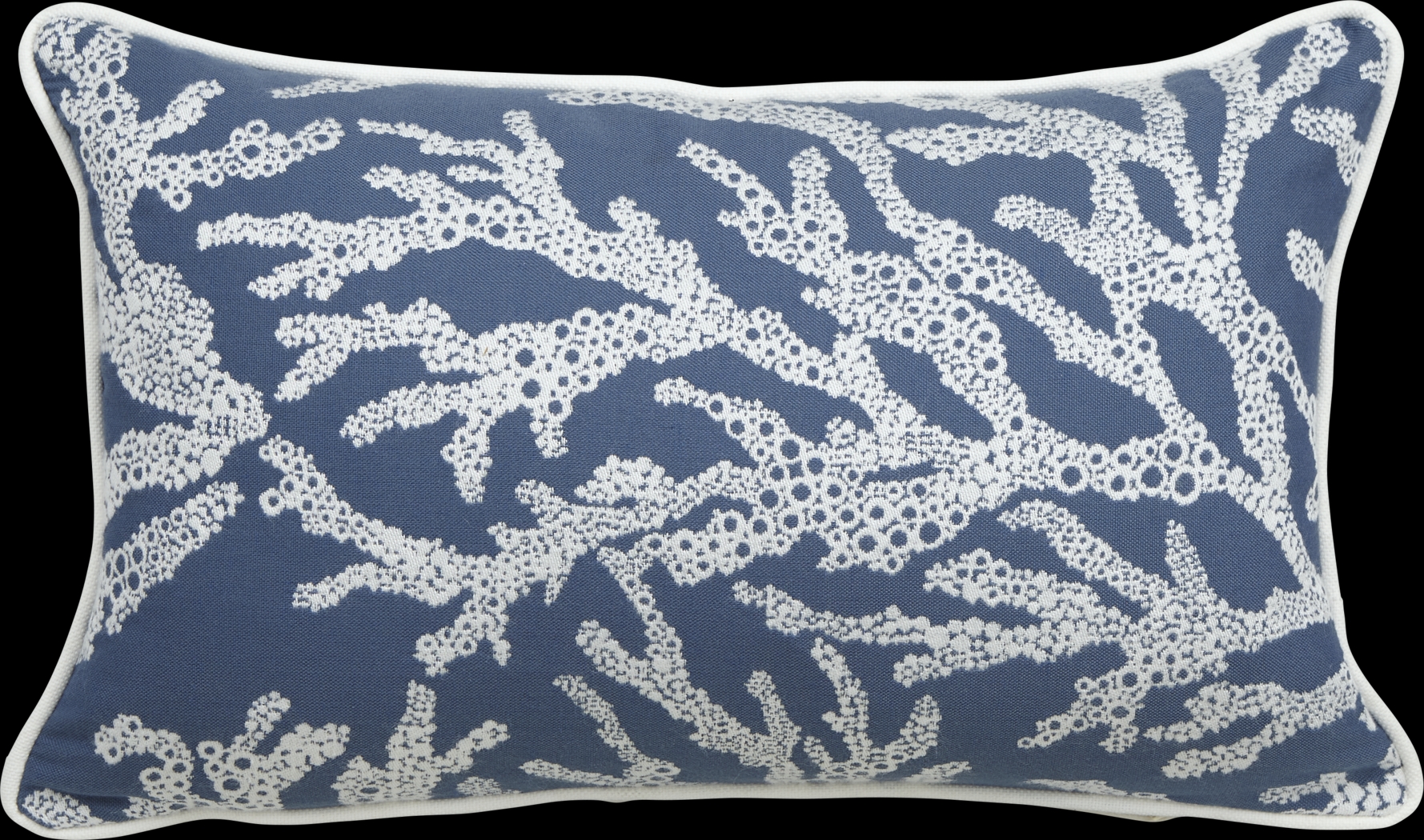 Coral Capri Blue Indoor/Outdoor Accent Pillow - Thumbnail - Image 1