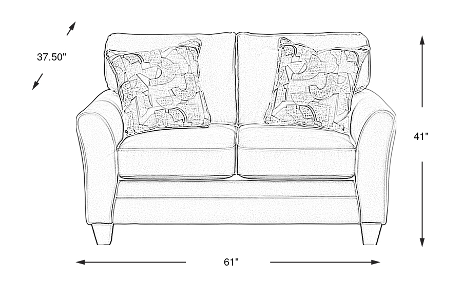 Dimension Image. Please refer to the Dimension Tab on this page for dimension details.