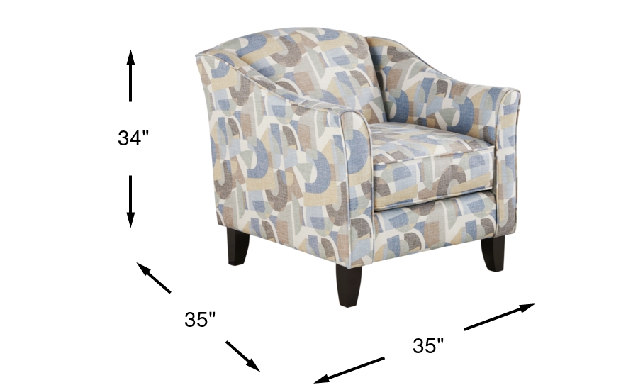 Dimension Image. Please refer to the Dimension Tab on this page for dimension details.