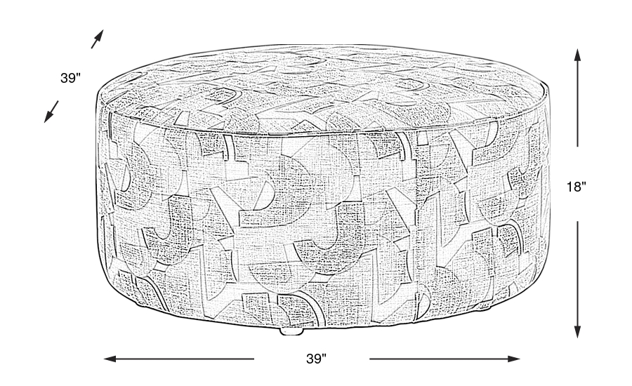 Dimension Image. Please refer to the Dimension Tab on this page for dimension details.