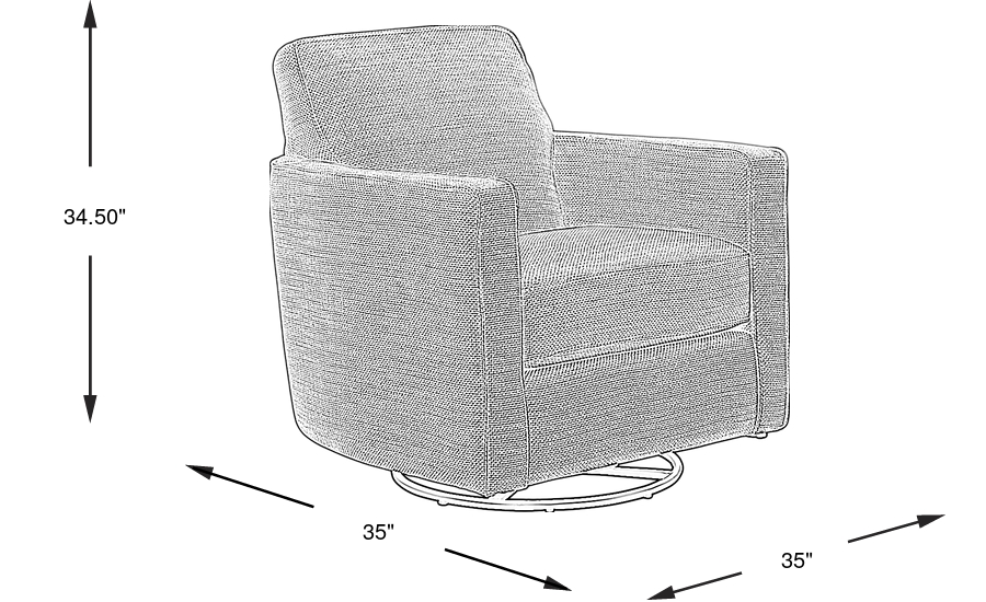 Dimension Image. Please refer to the Dimension Tab on this page for dimension details.