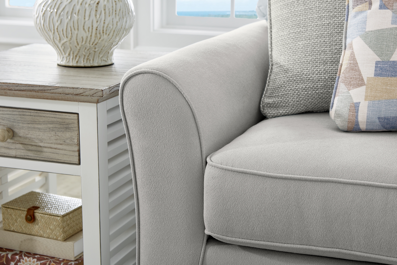 Coralville Gray 5 Pc Living Room - Thumbnail - Image 3