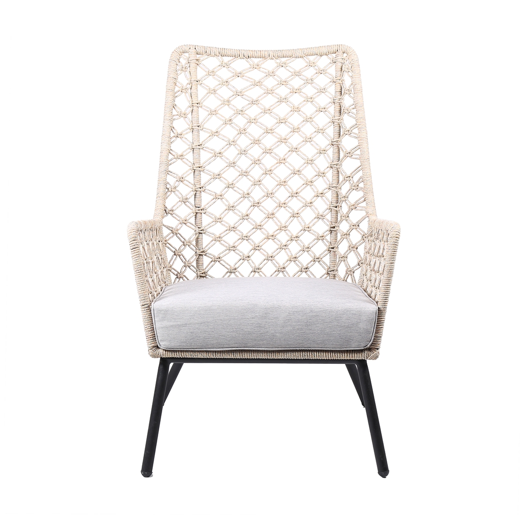 Corann Natural Outdoor Lounge Chair - Thumbnail - Image 2