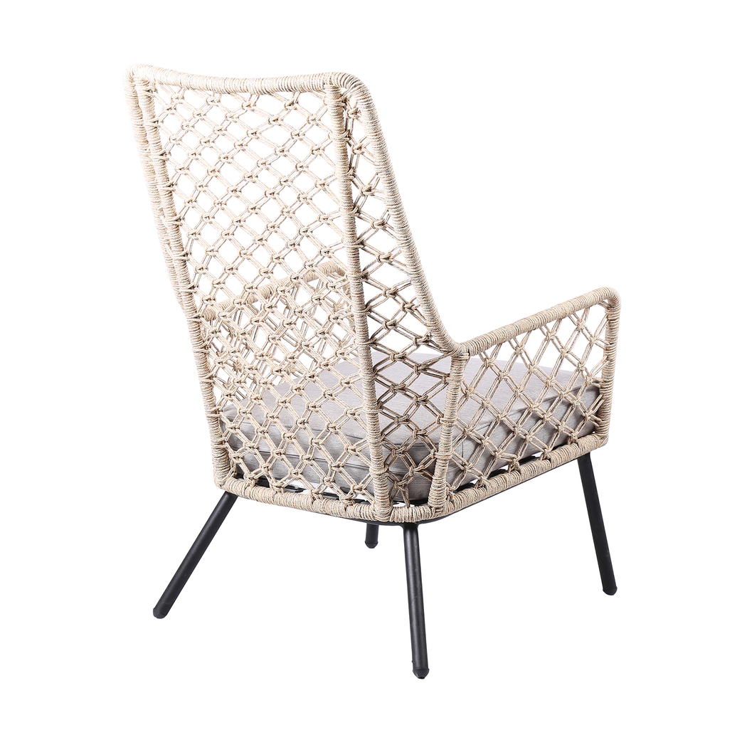 Corann Natural Outdoor Lounge Chair - Thumbnail - Image 3