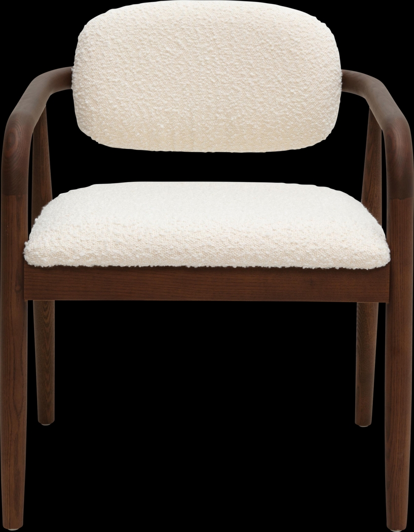 Corbly II Cream Arm Chair - Thumbnail - Image 3