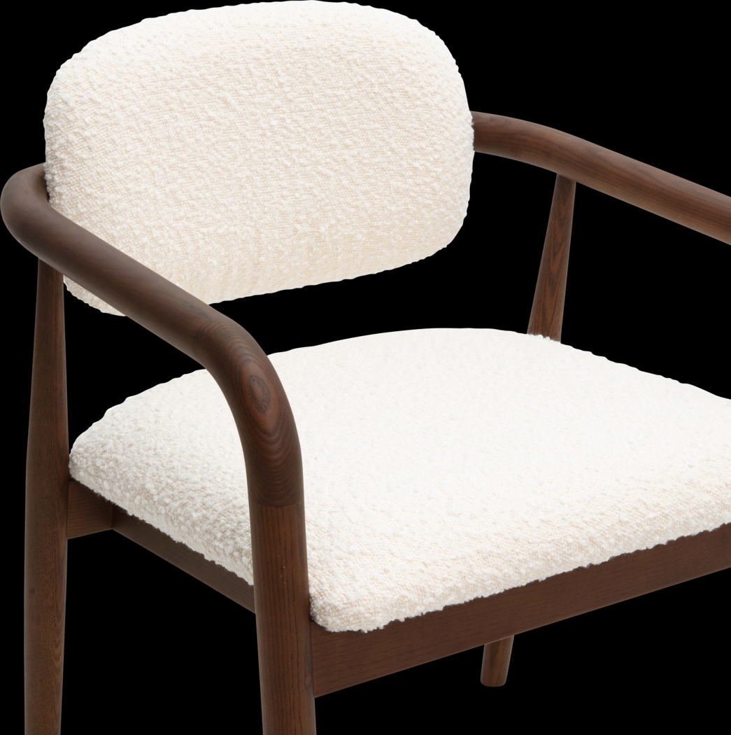 Corbly II Cream Arm Chair - Thumbnail - Image 5