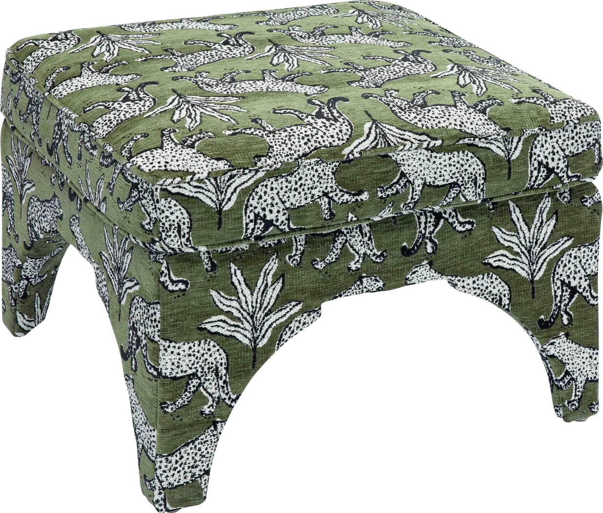 Corboro Green Ottoman - Thumbnail - Image 3