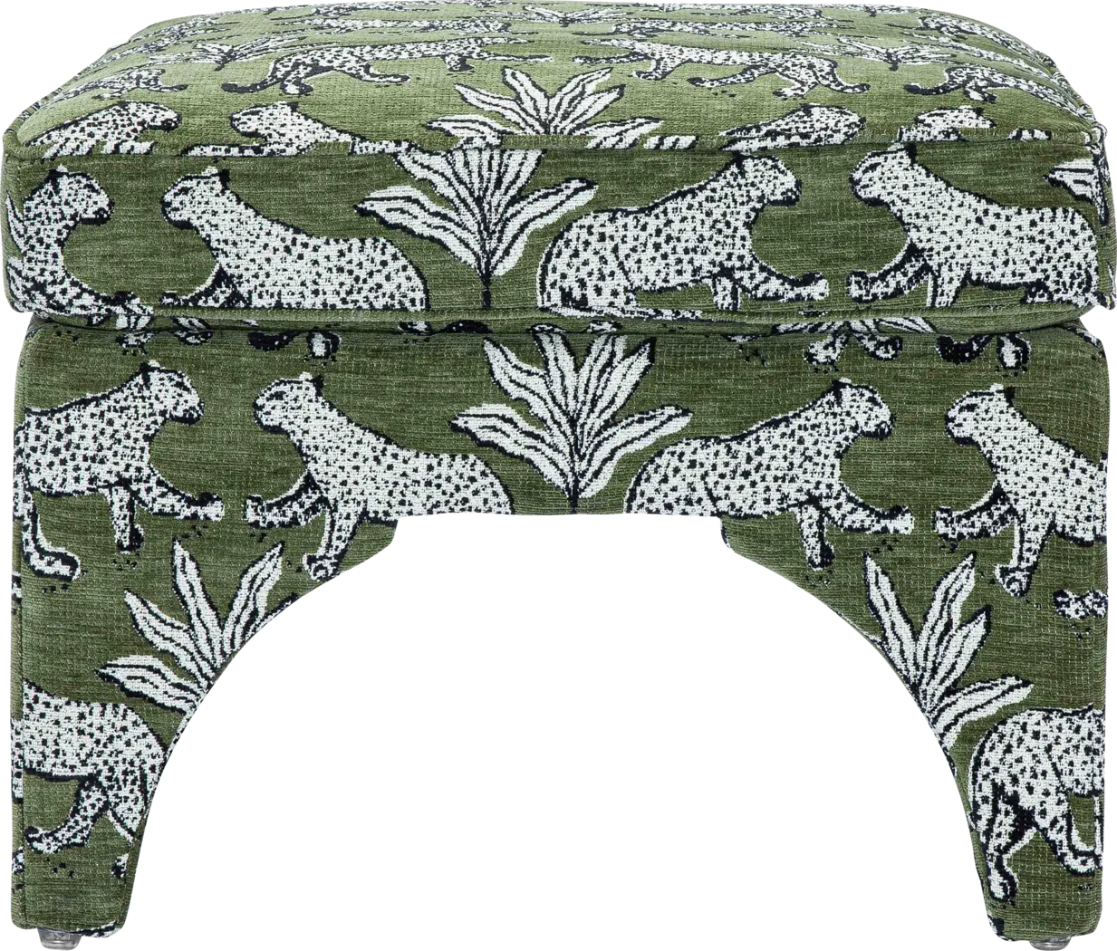 Corboro Green Ottoman - Thumbnail - Image 4