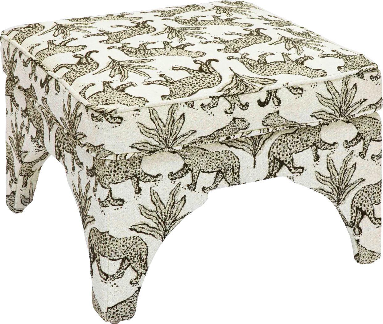 Corboro Taupe Ottoman - Thumbnail - Image 2