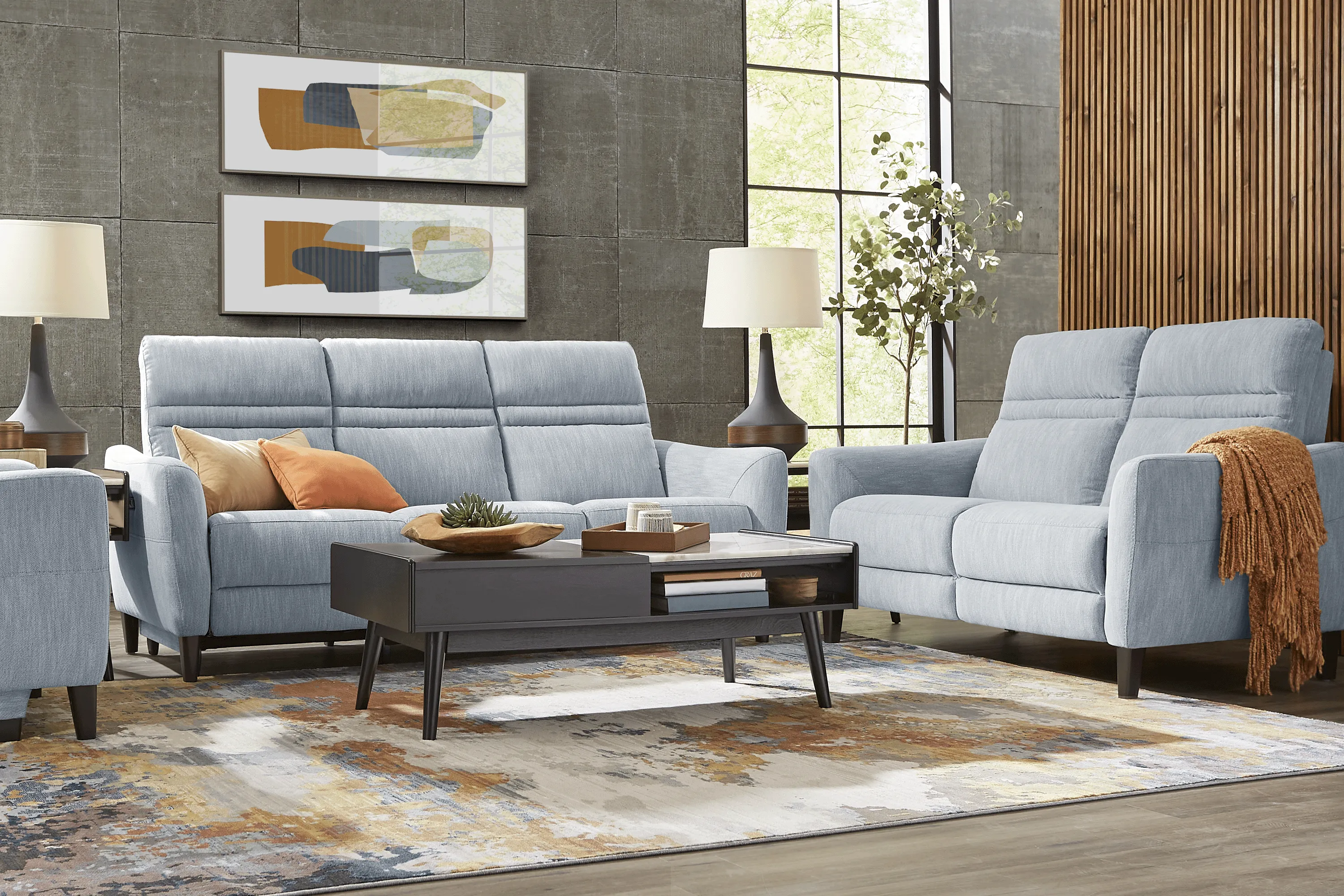 Corby Lane Ocean Dual Power Reclining Sofa - Thumbnail - Image 2