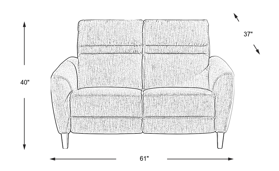 Dimension Image. Please refer to the Dimension Tab on this page for dimension details.