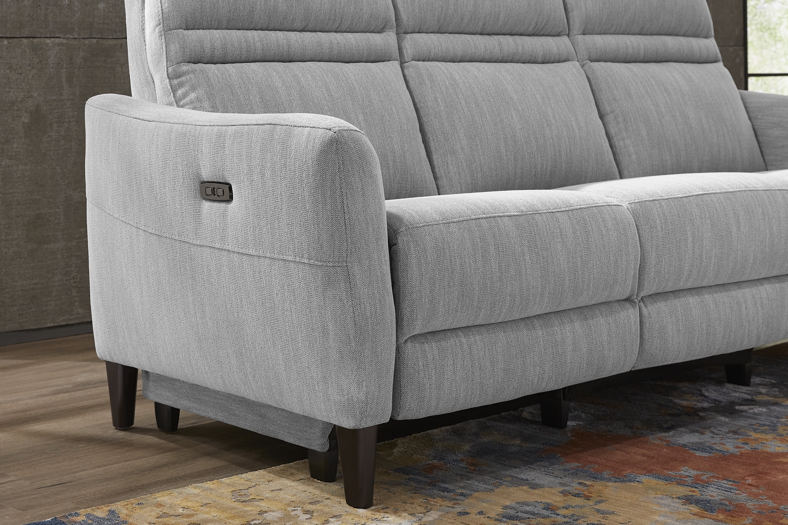 Corby Lane Platinum 6 Pc Dual Power Reclining Living Room - Thumbnail - Image 11