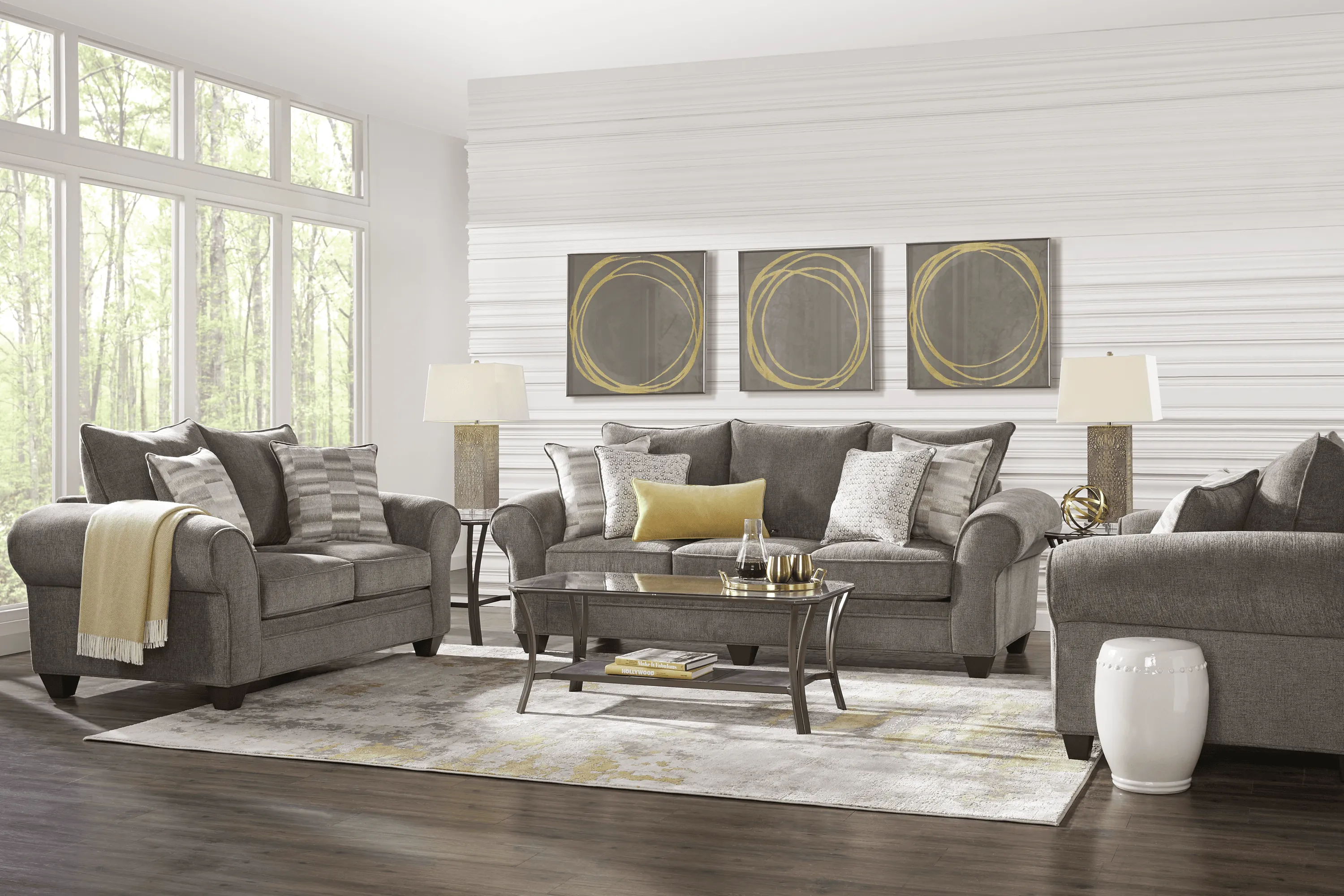 Cordelia Brown 8 Pc Living Room - Thumbnail - Image 1