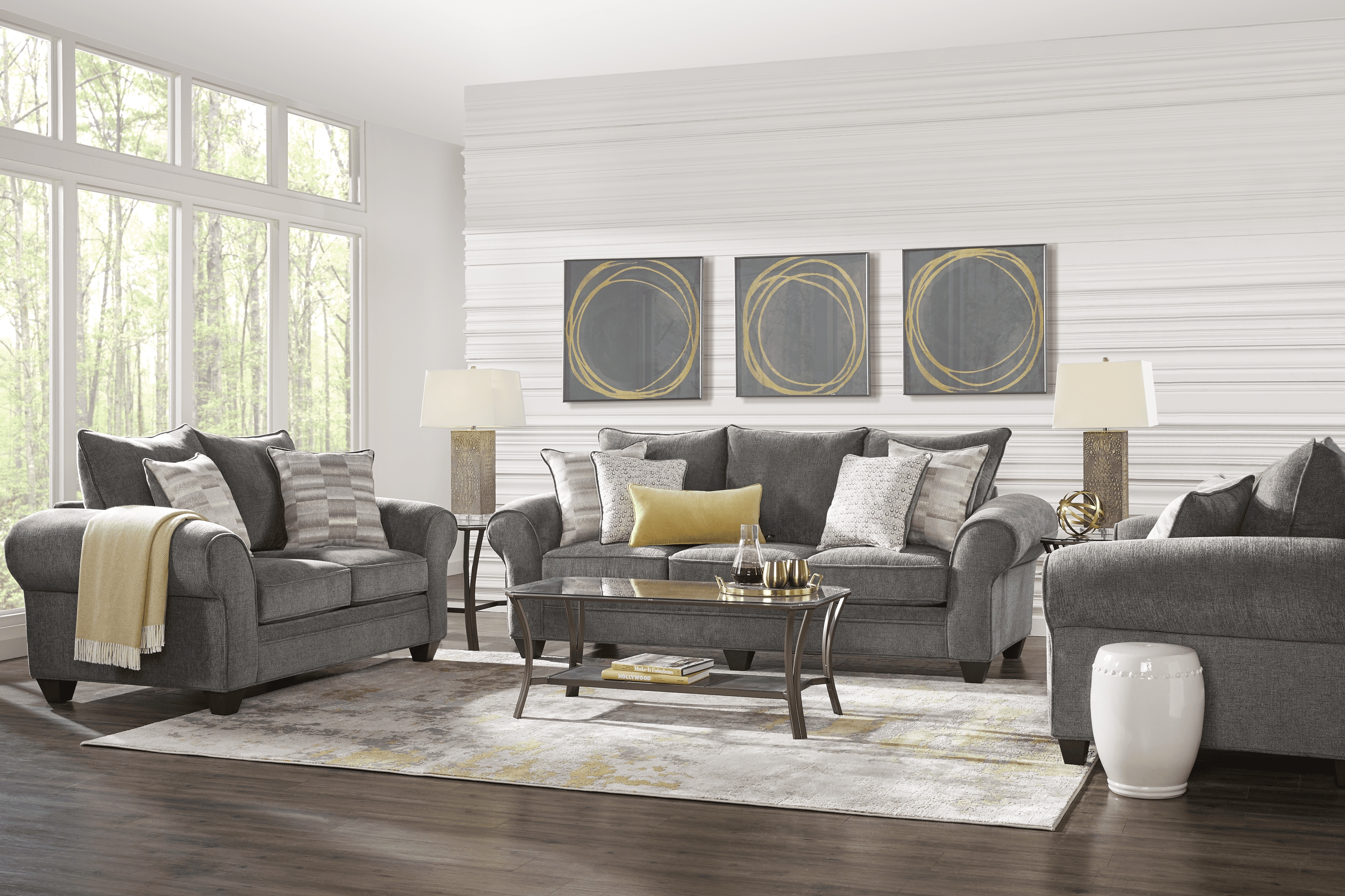 Cordelia Gray 8 Pc Living Room - Thumbnail - Image 1
