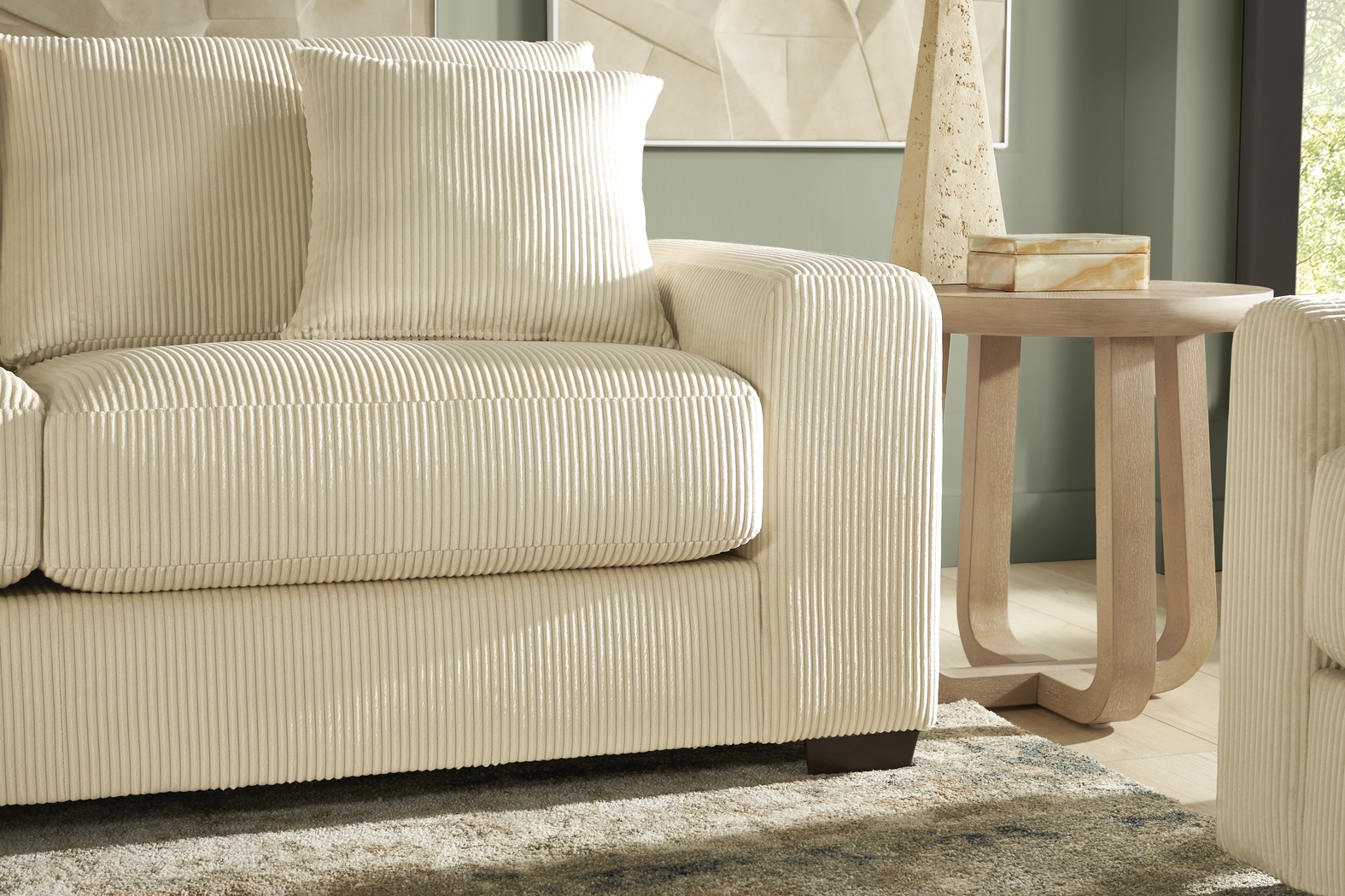 The Challenge Cream 2 Pc Sectional - Thumbnail - Image 4