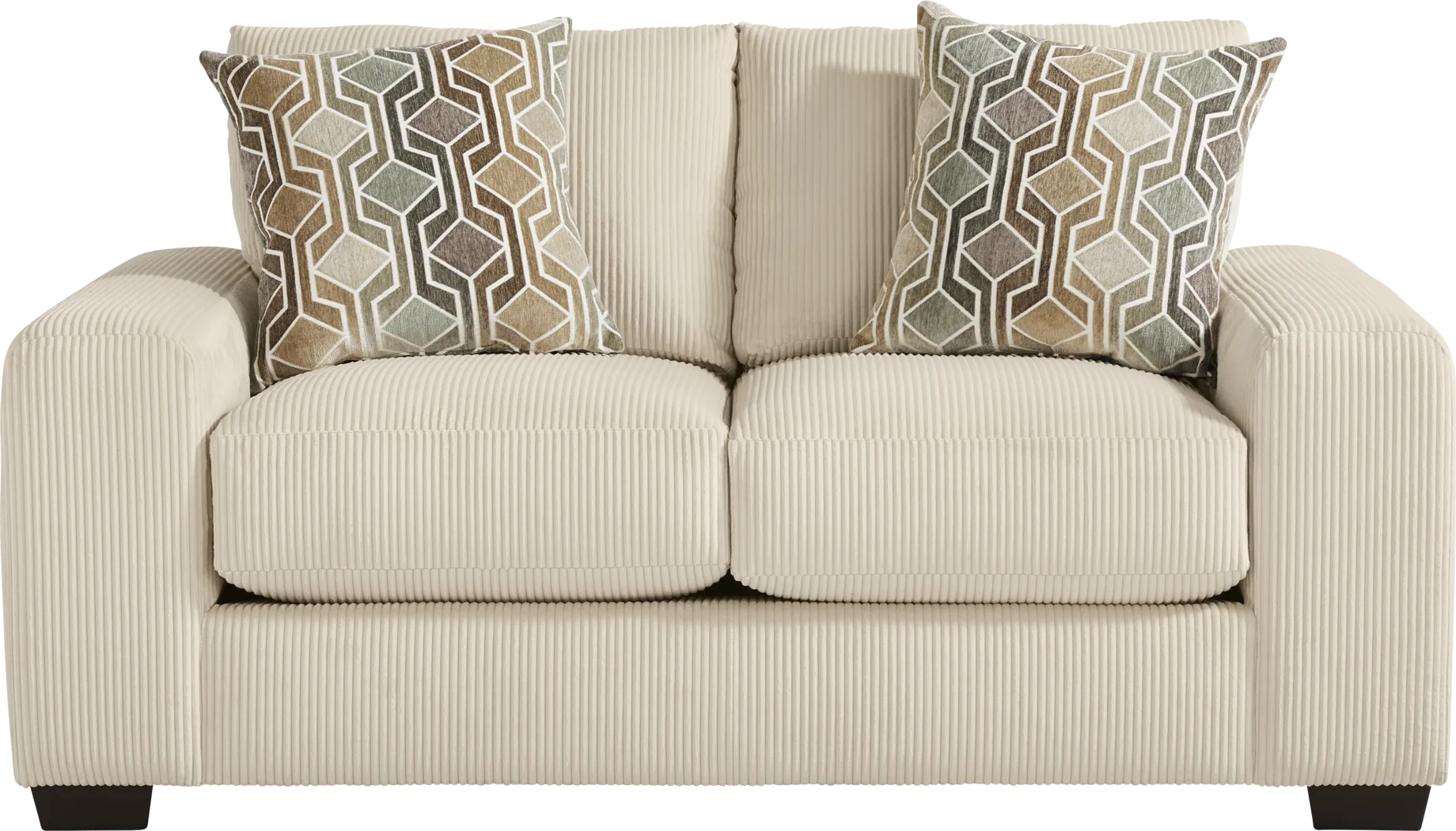 The Challenge Cream Loveseat - Thumbnail - Image 1