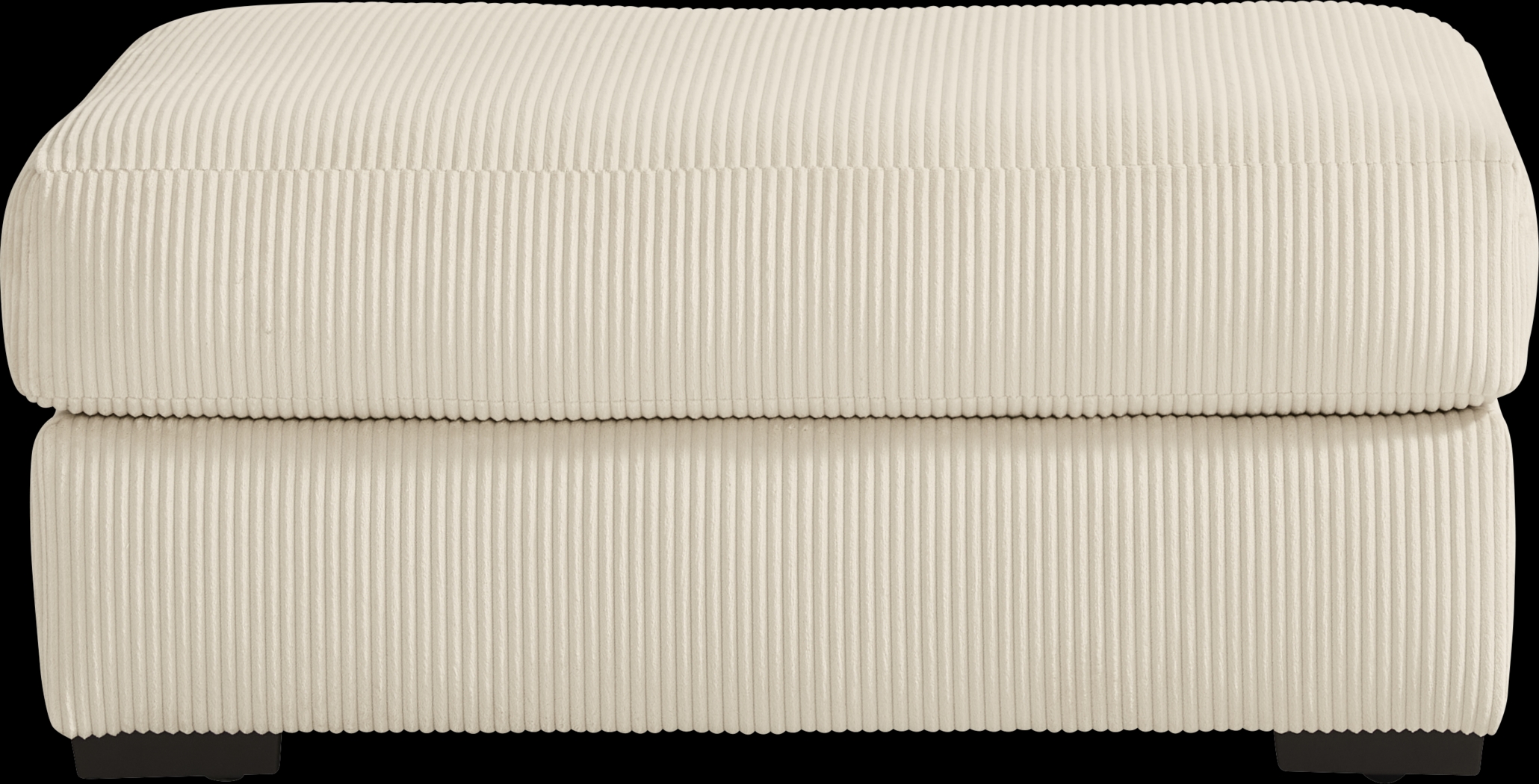 The Challenge Cream Ottoman - Thumbnail - Image 2