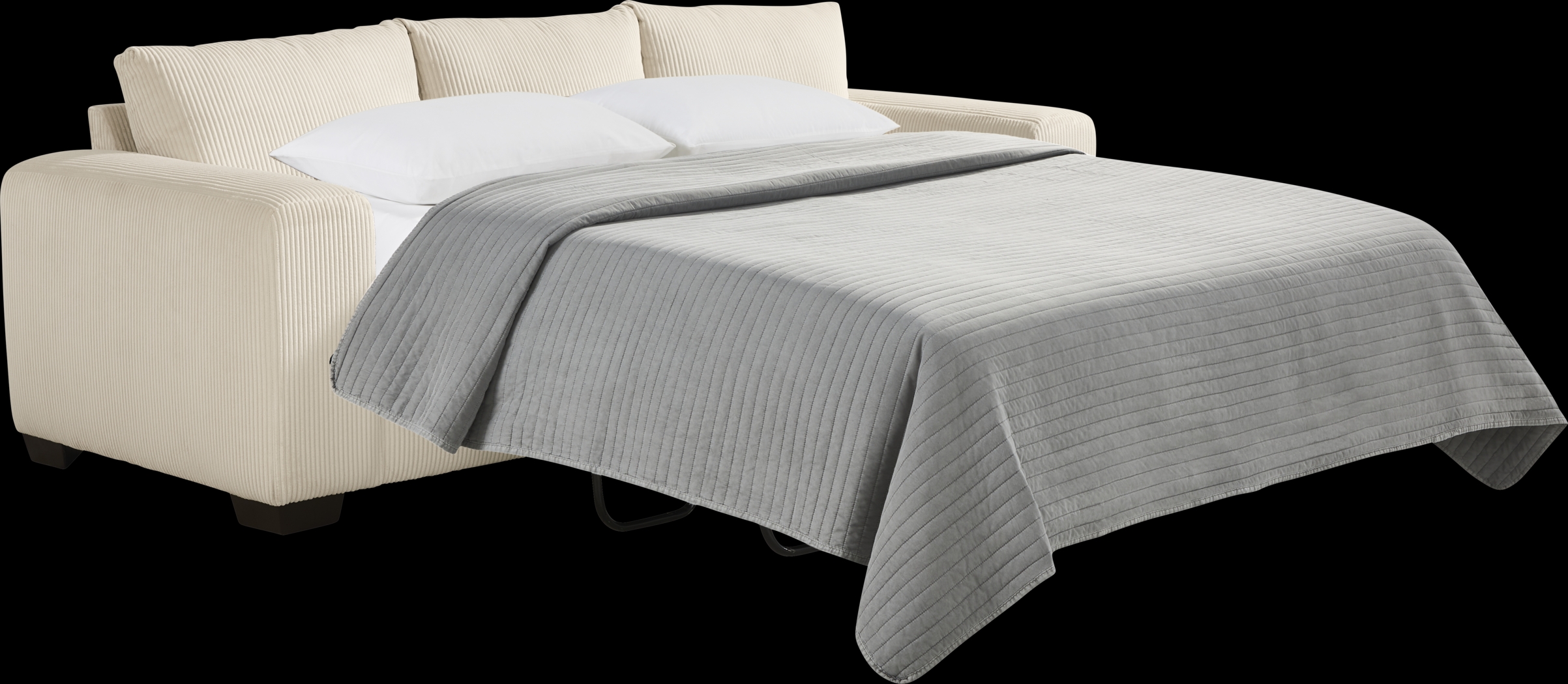 The Challenge Cream Sleeper Sofa - Thumbnail - Image 2