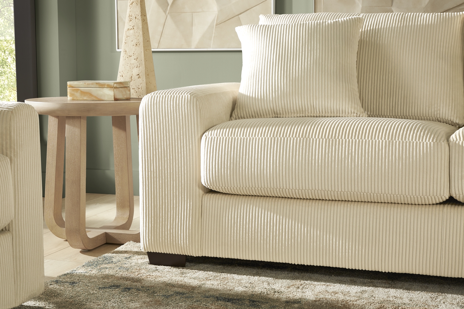 The Challenge Cream Sleeper Sofa - Thumbnail - Image 3