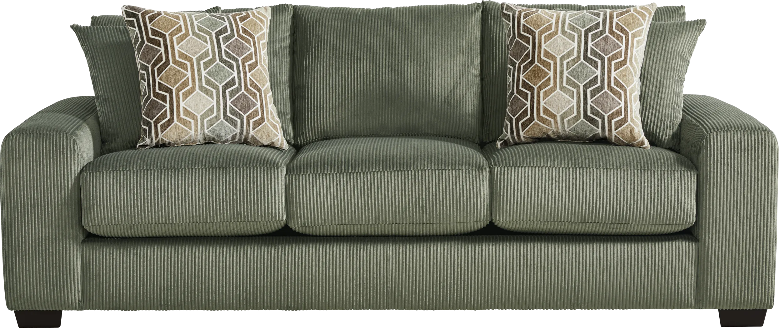 The Challenge Green Gel Foam Sleeper Sofa - Thumbnail - Image 1