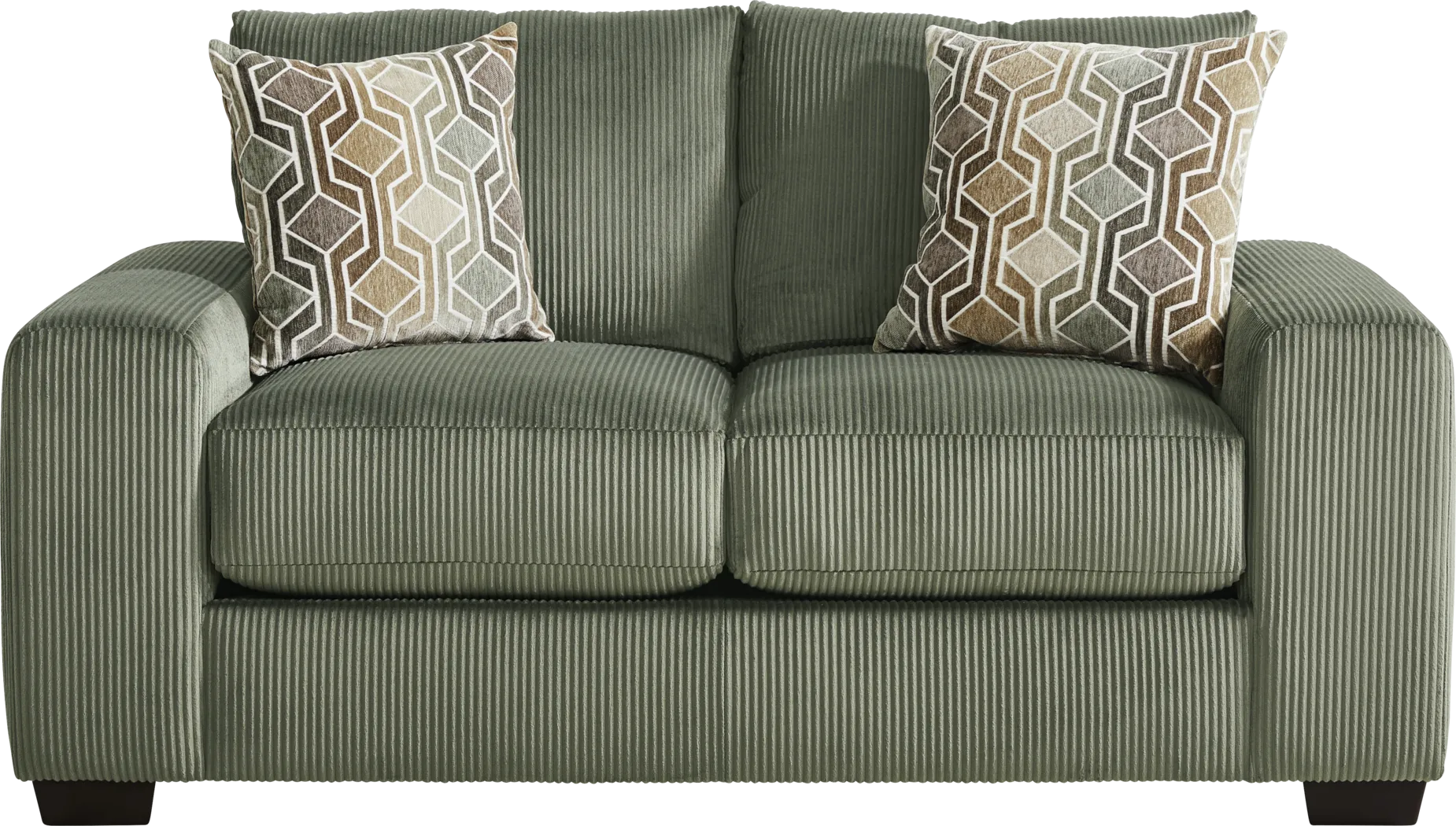 The Challenge Green Loveseat - Thumbnail - Image 1