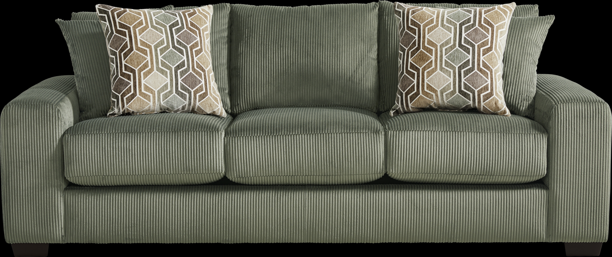The Challenge Green Sleeper Sofa - Thumbnail - Image 1