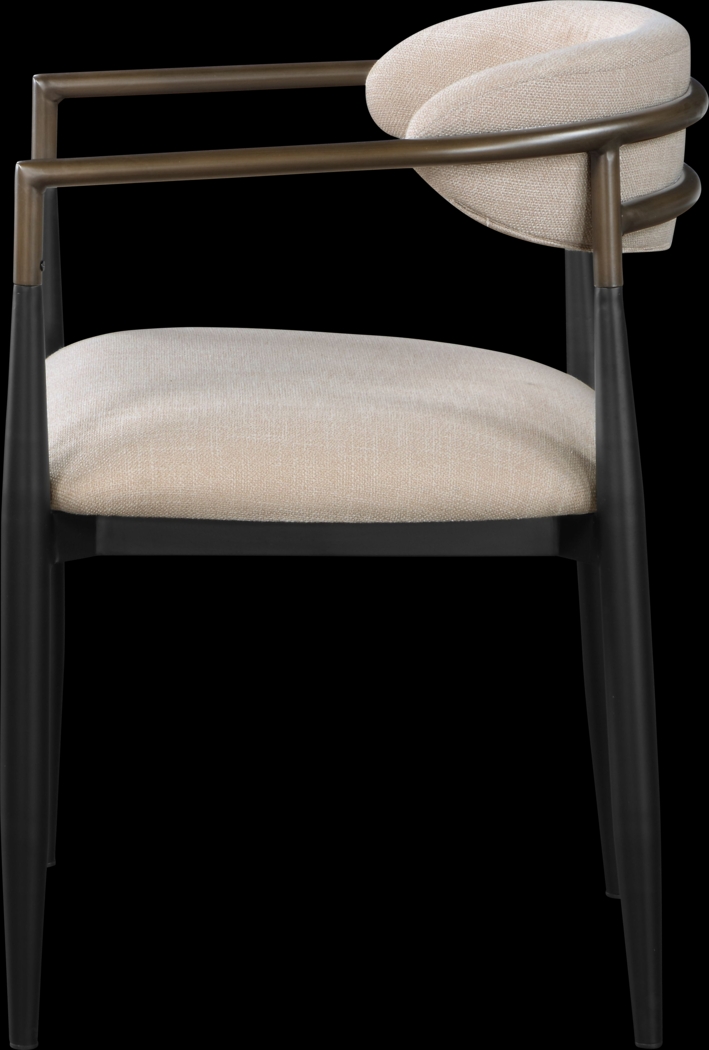 Cordorniz Beige Dining Chair, Set of 2 - Thumbnail - Image 3