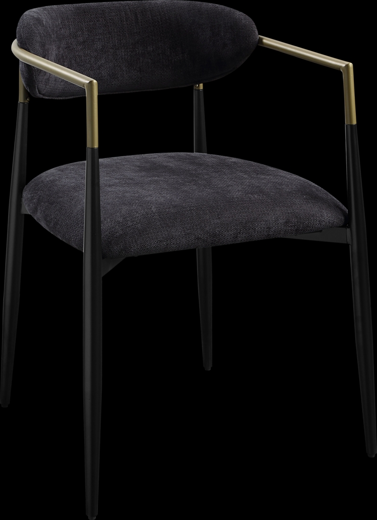 Cordorniz Black Dining Chair, Set of 2 - Thumbnail - Image 1