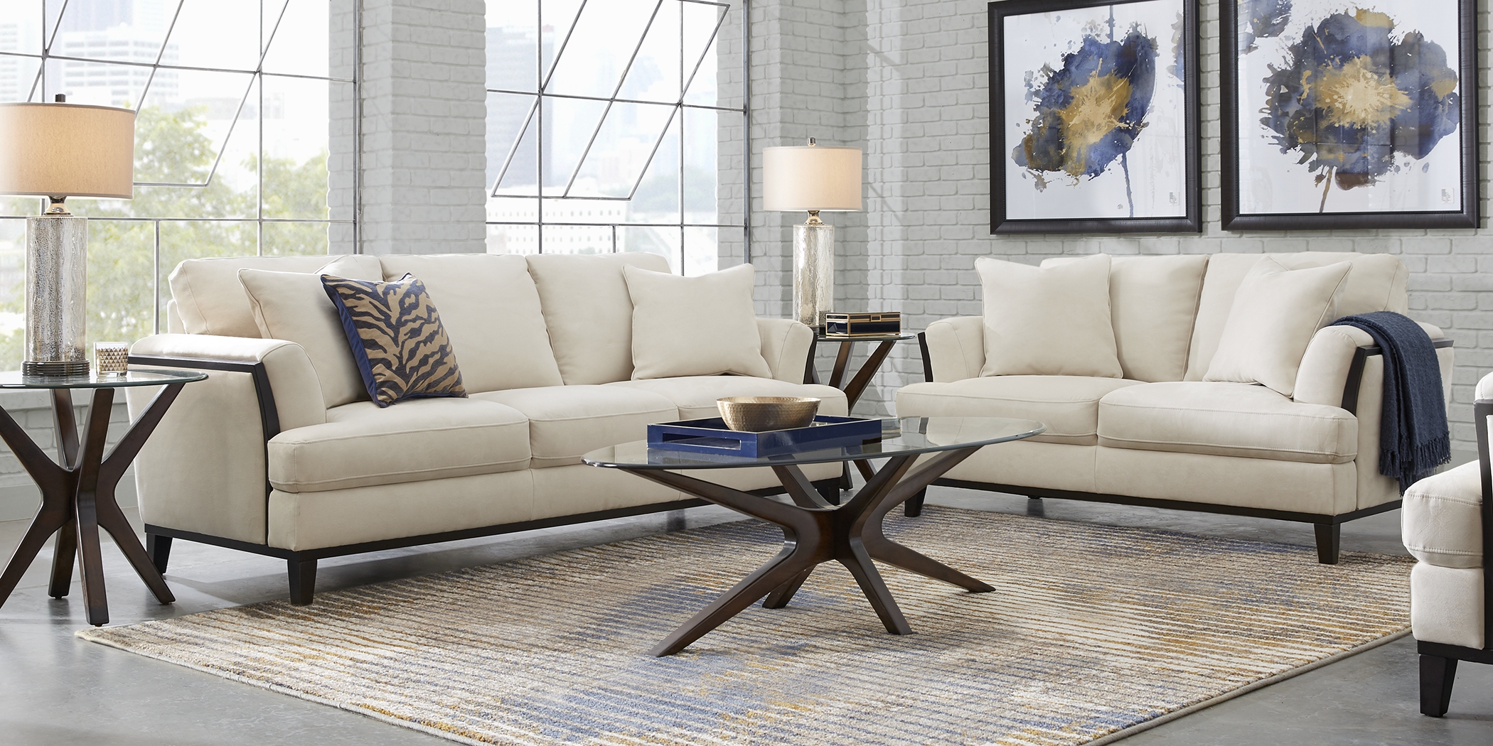 Cordova Natural 6 Pc Living Room - Thumbnail - Image 1