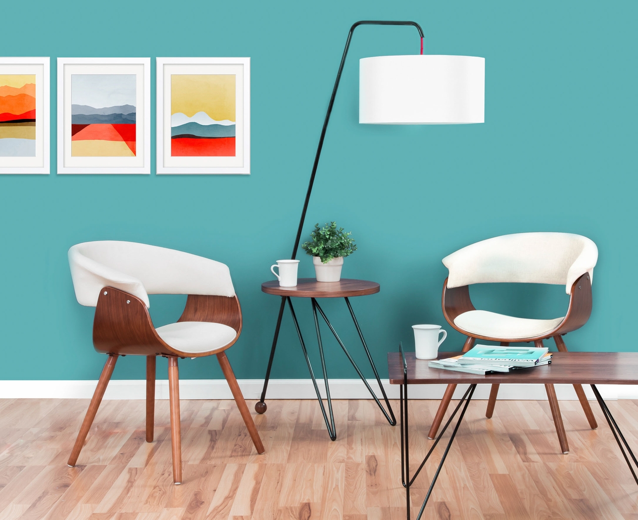 Cordusio Walnut Floor Lamp - Thumbnail - Image 6