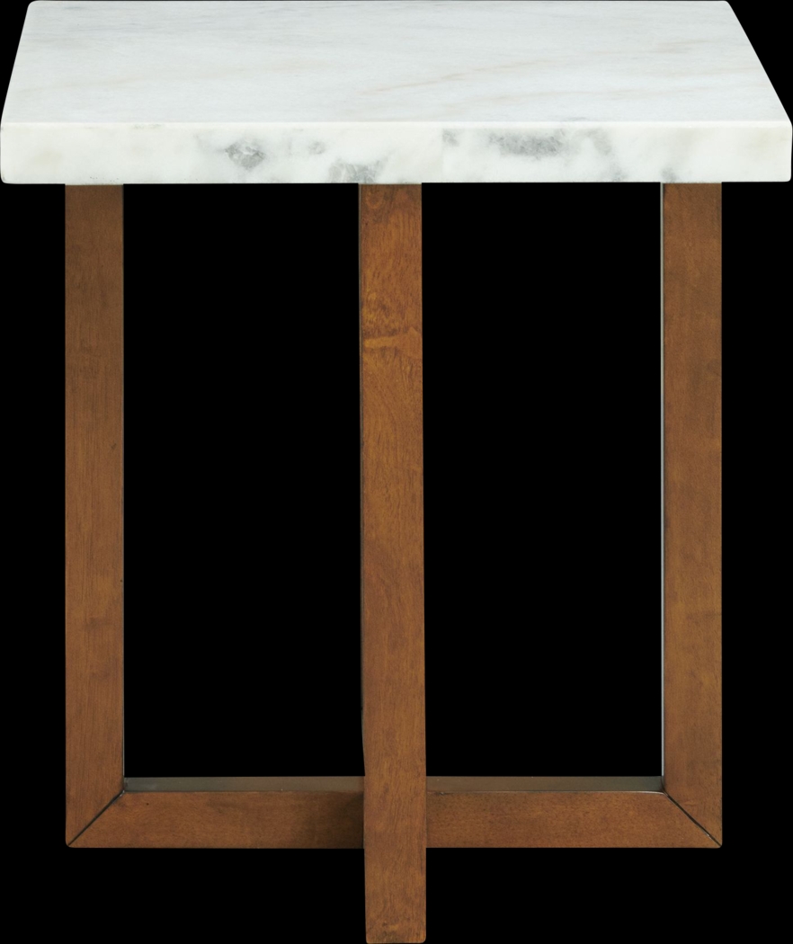 Coregate White End Table - Thumbnail - Image 5