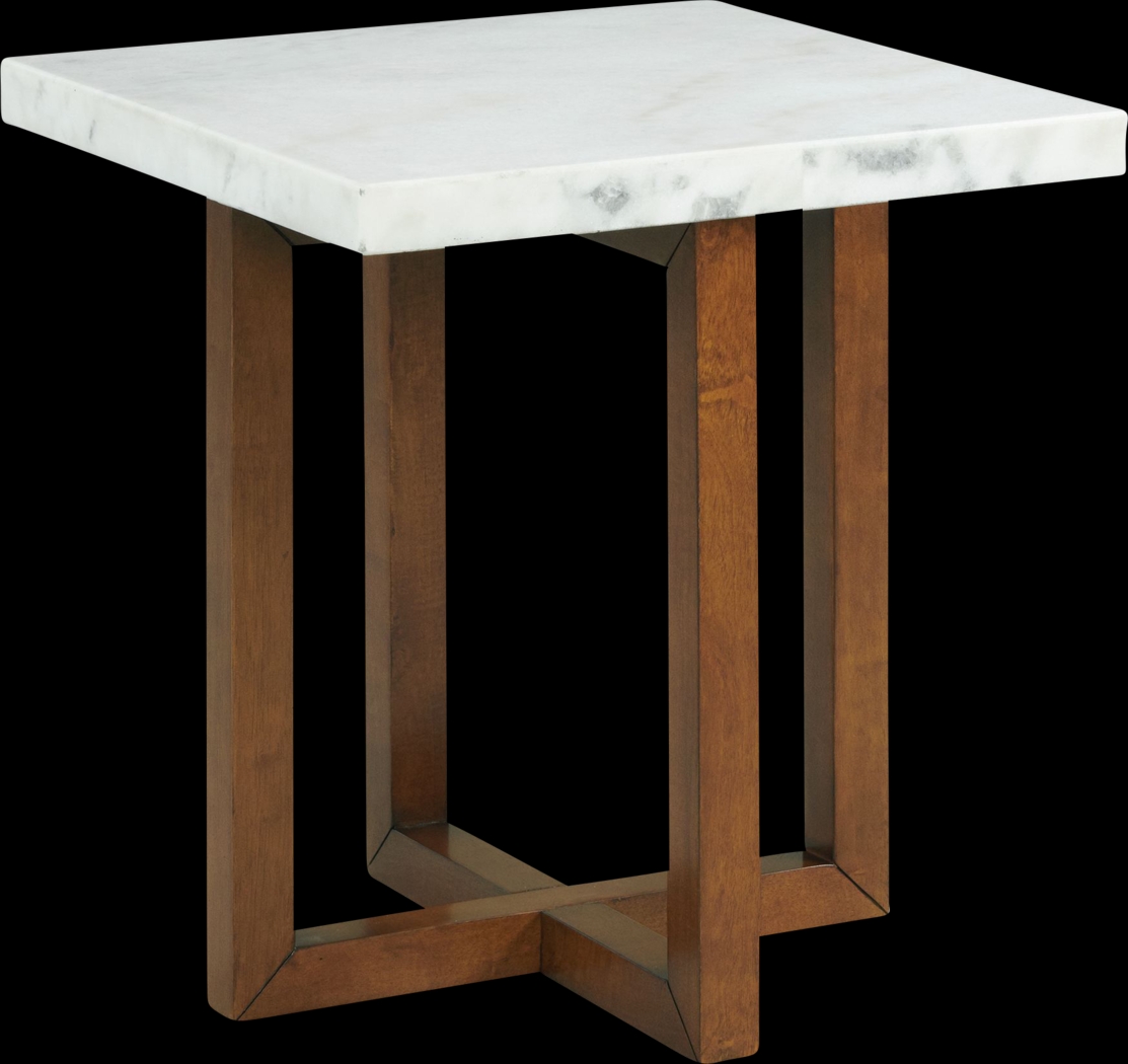 Coregate White End Table - Thumbnail - Image 1