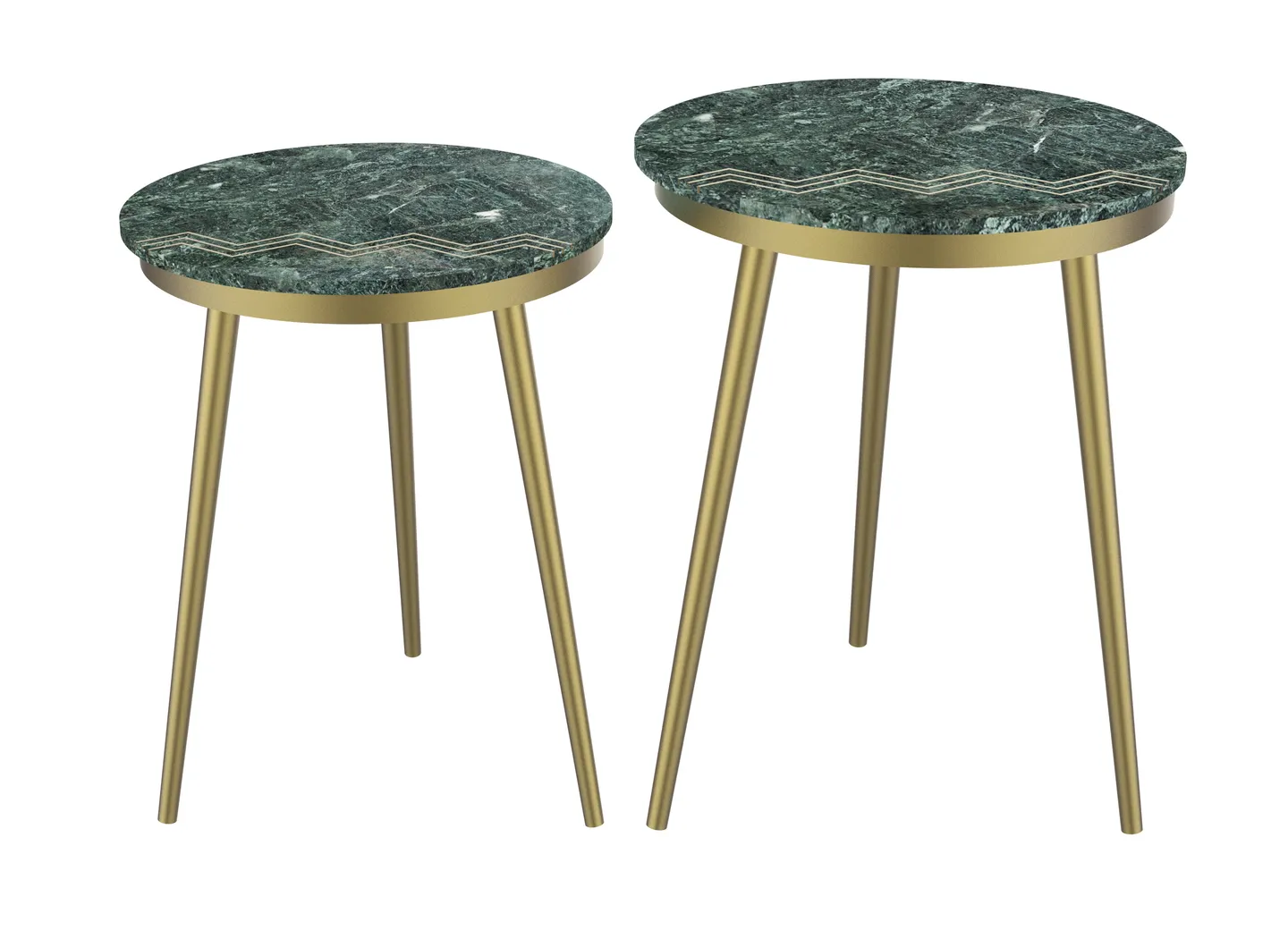 Corelana Green Nesting Table, Set of 2 - Thumbnail - Image 2