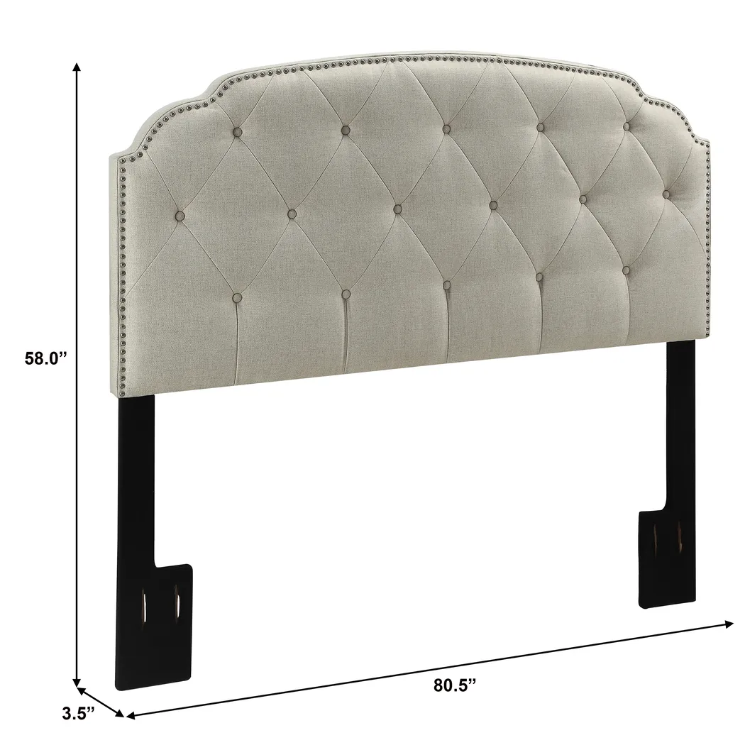 Corellen Gray King/California Headboard - Thumbnail - Image 5