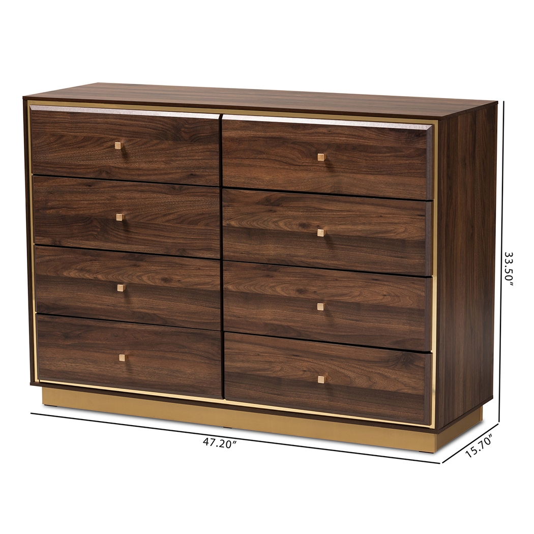 Corenna Walnut Dresser - Thumbnail - Image 10