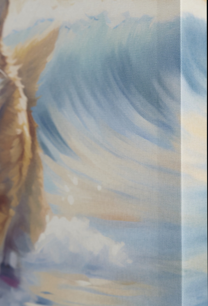 Corgi On The Beach Blue Wall Decor - Thumbnail - Image 9