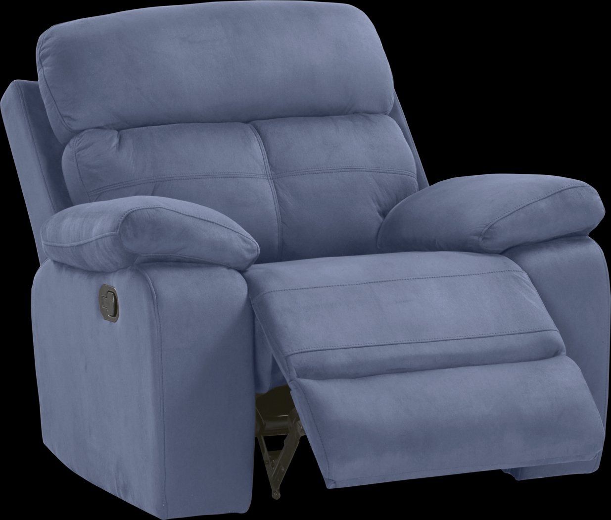 Corinne Blue Glider Recliner - Thumbnail - Image 2